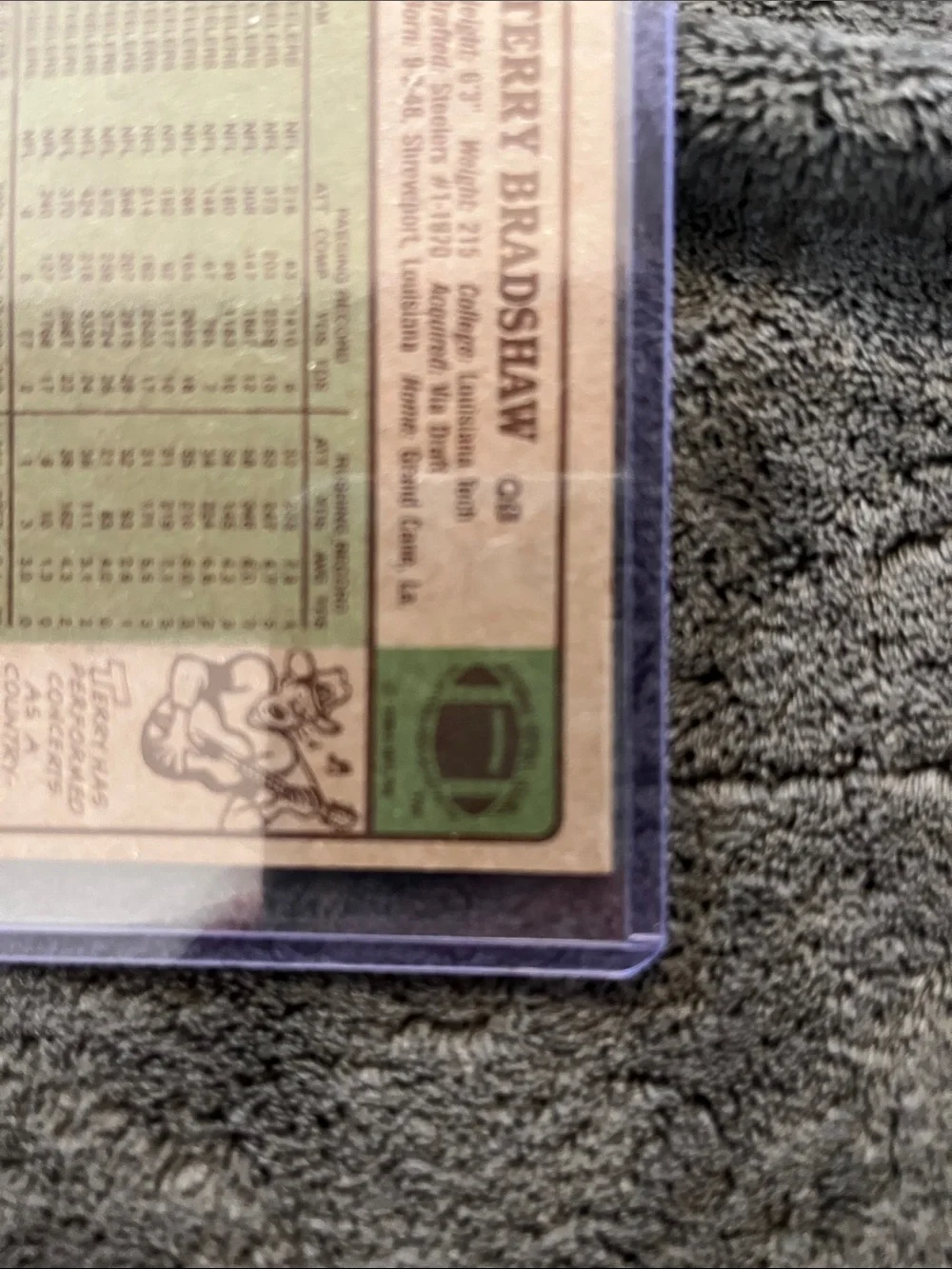 1984 Topps Terry Bradshaw #162